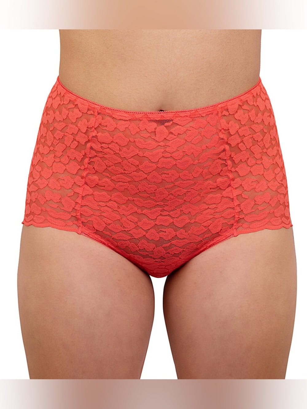 New Bloomers Het highness Briefs in cougar lace in apricot